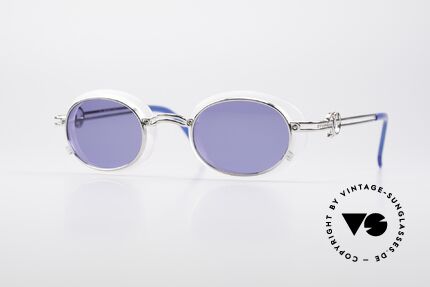 Jean Paul Gaultier 58-5201 Rare Steampunk Sunglasses, fantastic Jean Paul GAULTIER vintage sunglasses, Made for Men and Women