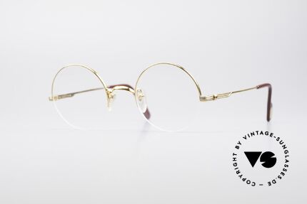 Cartier Mayfair Luxury Round Eyeglasses, noble CARTIER designer model from the 90's, Made for Men and Women