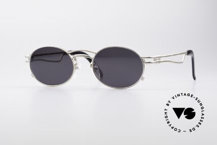 Jean Paul Gaultier 56-3173 Oval Designer Sunglasses, true vintage 1990's Jean Paul GAULTIER sunglasses, Made for Men and Women