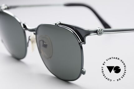 Jean Paul Gaultier 56-2175 Rare Designer Sunglasses, green-metallic coloring; something different!, Made for Men and Women