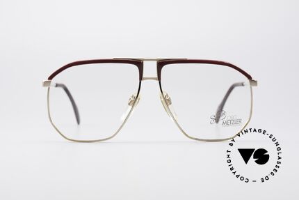 Metzler 0788 True Vintage 80's Glasses, old 80's original; monolithic design (You must feel it!), Made for Men