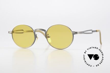 Jean Paul Gaultier 55-7107 90's Frame In Smoke Gold Details