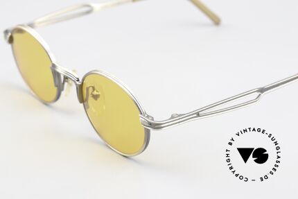 Jean Paul Gaultier 55-7107 90's Frame In Smoke Gold, real designer piece in TOP quality; made in Japan, Made for Men and Women