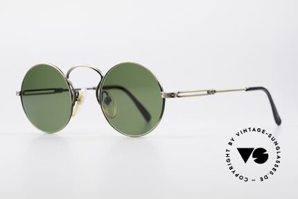 Jean Paul Gaultier 55-0172 90's Designer Sunglasses, high-class finish (brushed metal in "antique gold"), Made for Men and Women