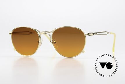 Jean Paul Gaultier 55-2177 Gold Plated Sunset Lenses Details