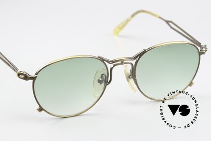 Jean Paul Gaultier 55-2177 True Vintage Smoke Gold, designer frame, size 49/19, top-notch quality from 1996, Made for Men and Women