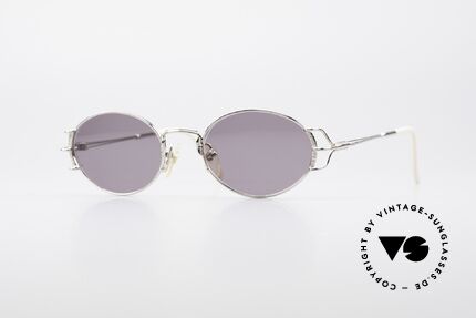 Jean Paul Gaultier 55-6104 Similar To The Tupac JPG Model, oval 90's designer sunglasses by Jean Paul GAULTIER, Made for Men and Women