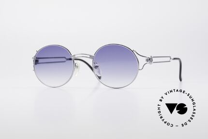 Jean Paul Gaultier 57-6102 Round 90's Designer Glasses, round vintage designer sunglasses by Jean Paul Gaultier, Made for Men and Women