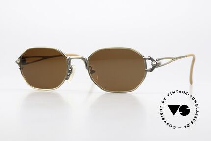 Jean Paul Gaultier 55-6106 90's Frame Antique Gold Details