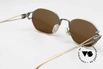 Jean Paul Gaultier 55-6106 90's Frame Antique Gold, NO retro fashion, but a 30 years old rarity in size 49/19, Made for Men and Women