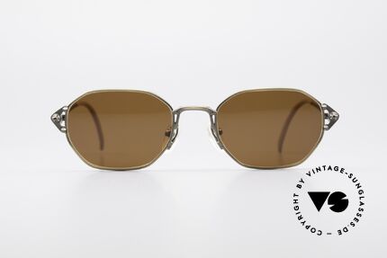 Jean Paul Gaultier 55-6106 90's Designer Sunglasses, solid metal frame with many fancy details (check pics), Made for Men and Women