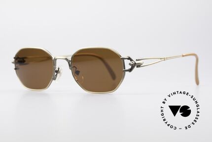 Jean Paul Gaultier 55-6106 90's Designer Sunglasses, 'mechanical design' = distinctive GAULTIER collection, Made for Men and Women