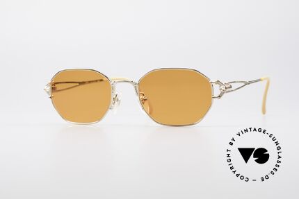 Jean Paul Gaultier 55-6106 Gold Plated JPG Sunglasses, precious Jean Paul Gaultier sunglasses from app. 1994, Made for Men and Women Jean Paul Gaultier 55-6106 Gold Plated JPG Sunglasses, precious Jean Paul Gaultier sunglasses from app. 1994, Made for Men and Women