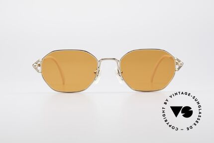Jean Paul Gaultier 55-6106 Gold Plated JPG Sunglasses, lightweight frame with many fancy details (check pics), Made for Men and Women Jean Paul Gaultier 55-6106 Gold Plated JPG Sunglasses, lightweight frame with many fancy details (check pics), Made for Men and Women