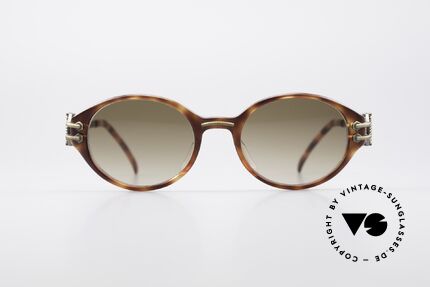 Jean Paul Gaultier 55-5201 Oval Steampunk Shades, very interesting (mechanical) frame construction, Made for Men and Women