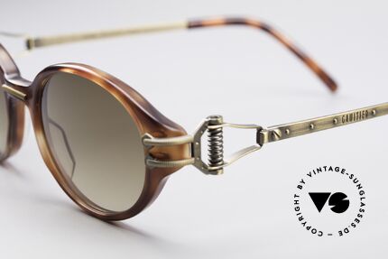 Jean Paul Gaultier 55-5201 Oval Steampunk Shades, often called as "STEAMPUNK glasses" in these dayss, Made for Men and Women
