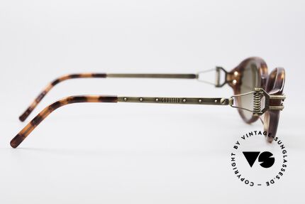 Jean Paul Gaultier 55-5201 Oval Steampunk Shades, Size: small, Made for Men and Women