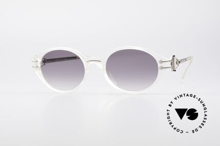 Jean Paul Gaultier 55-5201 90's Steampunk Shades, rare 1990's Jean Paul Gaultier designer sunglasses, Made for Men and Women