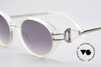Jean Paul Gaultier 55-5201 90's Steampunk Shades, fancy, costly, high-class = Gaultier vintage glasses, Made for Men and Women