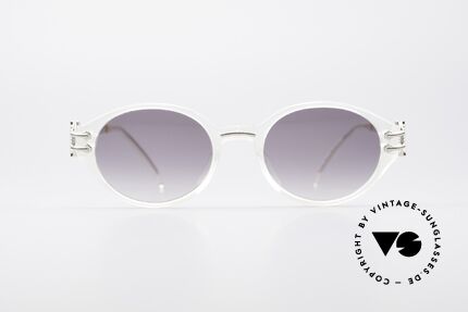 Jean Paul Gaultier 55-5201 90's Steampunk Shades, very interesting (mechanical) frame construction, Made for Men and Women