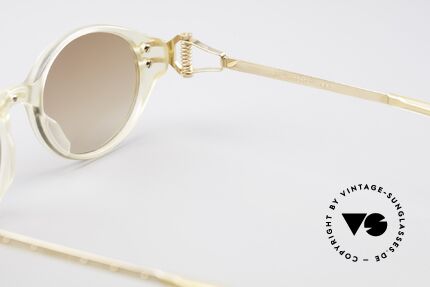 Jean Paul Gaultier 55-5201 Oval Steampunk Glasses, NO retro fashion, but a genuine original from 1996!, Made for Men and Women