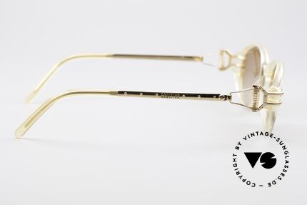 Jean Paul Gaultier 55-5201 Oval Steampunk Glasses, Size: small, Made for Men and Women