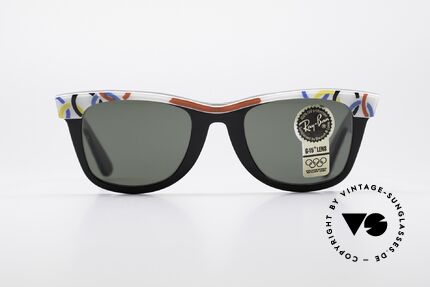 Ray Ban Wayfarer I Olympic Games St. Moritz, rare Olympia Series - sports edition 'St. Moritz 1928', Made for Men and Women Ray Ban Wayfarer I Olympic Games St. Moritz, rare Olympia Series - sports edition 'St. Moritz 1928', Made for Men and Women
