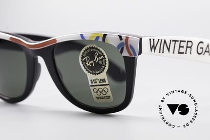 Ray Ban Wayfarer I Olympic Games St. Moritz, unworn B&L rarity (a real collector's item, worldwide), Made for Men and Women Ray Ban Wayfarer I Olympic Games St. Moritz, unworn B&L rarity (a real collector's item, worldwide), Made for Men and Women