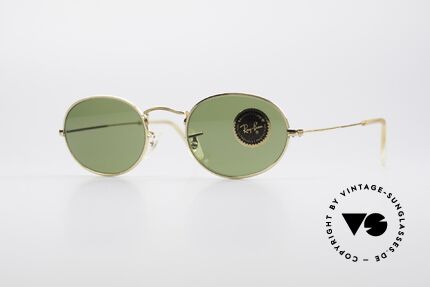 Ray Ban Classic Style I Oval B&L USA Sunglasses, model of the 'Exclusive Collection' by Ray Ban, Made for Men and Women