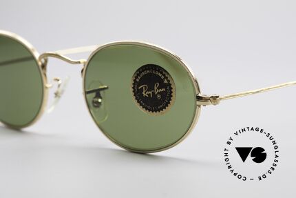 Ray Ban Classic Style I Oval B&L USA Sunglasses, unworn (like all our vintage RAY-BAN eyewear), Made for Men and Women