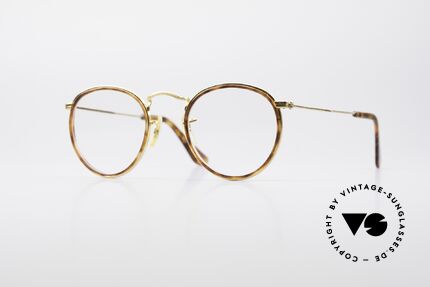 Ray Ban Round Metal 47 Small USA Vintage Frame, small round 80's Ray-Ban vintage eyeglasses by B&L, Made for Men and Women