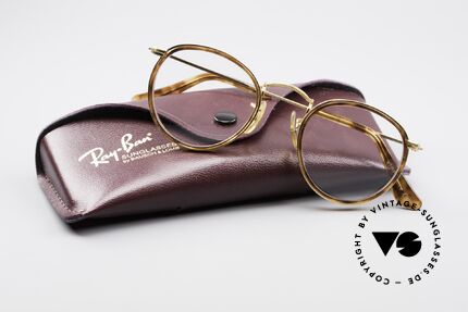 Ray Ban Round Metal 47 Small USA Vintage Frame, NO RETRO EYEWEAR, but a rare old 1980's ORIGINAL, Made for Men and Women