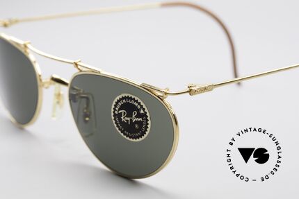 Ray Ban Deco Metals Oval B&L USA 90's Sunglasses, unworn (like all our vintage sunglasses by Ray Ban), Made for Men and Women