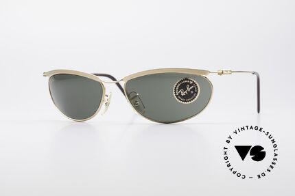 Ray Ban New Deco Metal Oval B&L USA Sunglasses, sporty Ray Ban vintage sunglasses from the mid. 90's, Made for Men