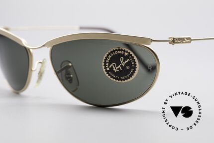 Ray Ban New Deco Metal Oval B&L USA Sunglasses, unworn, NOS (like all our vintage Ray Ban sunglasses), Made for Men