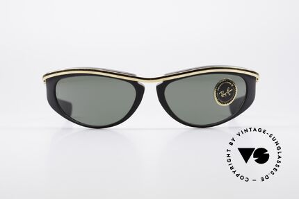 Ray Ban Olympian V 90's B&L USA Shades, dull black frame with 1st class G15 B&L lenses, Made for Men and Women