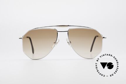 Zollitsch Cadre 120 Large 80's Aviator Shades, distinctive frame for men (outstanding quality, Germany), Made for Men