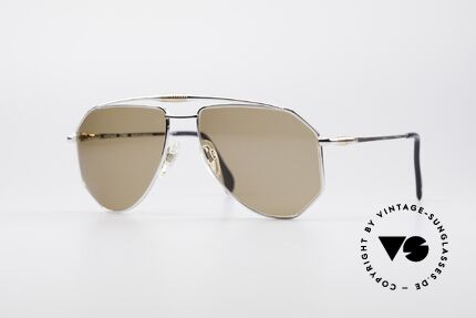 Zollitsch Cadre 120 Large Aviator Sunglasses, vintage Zollitsch designer sunglasses from the late 80's, Made for Men