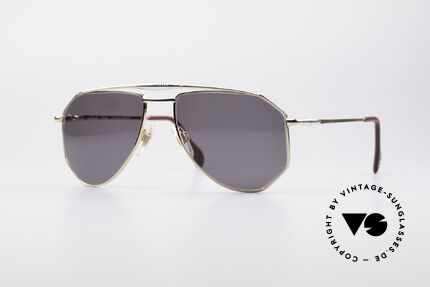 Zollitsch Cadre 120 Medium 80's Aviator Shades, vintage Zollitsch designer sunglasses from the late 80's, Made for Men