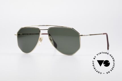 Zollitsch Cadre 120 Medium 80's Aviator Glasses, vintage Zollitsch designer sunglasses from the late 80's, Made for Men