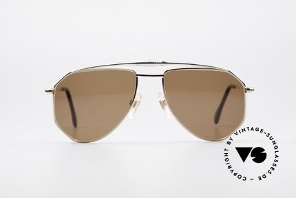 Zollitsch Cadre 120 Medium 80's Sunglasses, distinctive frame for men (outstanding quality, Germany), Made for Men
