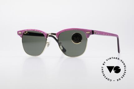 Ray Ban Clubmaster Bausch & Lomb USA Shades, original vintage 1980's sunglasses by RAY-BAN, Made for Women