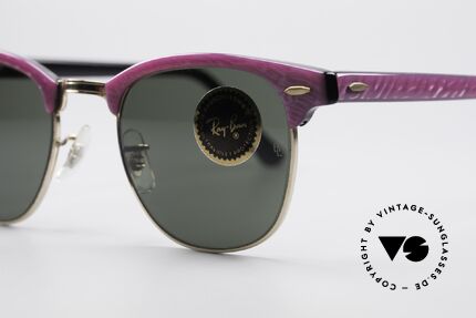 Ray Ban Clubmaster Bausch & Lomb USA Shades, ladies version with "electric raspberry" coloring, Made for Women
