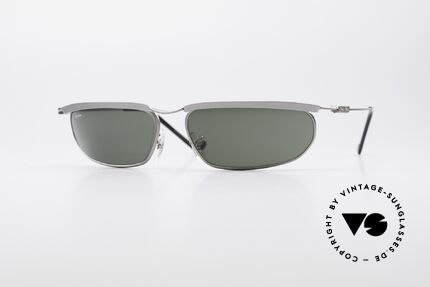 Ray Ban New Deco Rectangle B&L USA Sunglasses, sporty Ray Ban vintage sunglasses from the mid. 90's, Made for Men