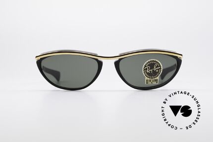 Ray Ban Olympian IV Authentic 90's B&L USA Shades, dull black frame with 1st class G15 B&L lenses, Made for Men and Women