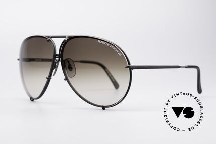 Porsche 5621 Large Old 80's Aviator Shades, the legend with interchangeable lenses - true vintage, Made for Men