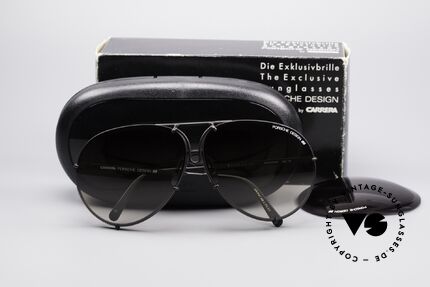 Porsche 5621 Large Old 80's Aviator Shades, 2nd hand but in mint condition with original packing, Made for Men