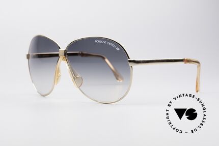 Porsche 5626 Ladies Folding Sunglasses, foldable temples & frame; with orig. folding case, Made for Women