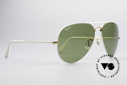 Ray Ban Large Metal II Flying Colors Limited Edition, made in the 1970's and 1980's by Bausch&Lomb, USA, Made for Men