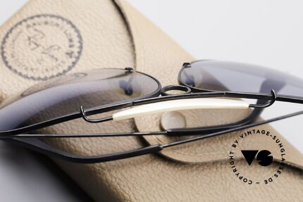 Ray Ban Shooter Black USA Frame Blue Lenses, 2ND HAND MODEL, but in a mint condition; vintage!, Made for Men